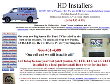 Tablet Screenshot of hdinstallers.com